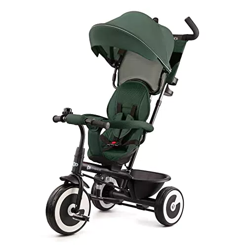 Kinderkraft ASTON Triciclo Evolutivo Plegable para Bebés con Accesorios