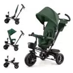 Kinderkraft AVEO Triciclo Bebé, Plegable, Trike, Bicicleta para Niños