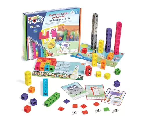 Learning Resources Cubos MathLink Numberblocks para aprender a contar, +3 años