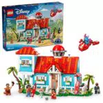 LEGO Casa en la Playa de Lilo y Stitch con 5 Minifiguras - Regalo Perfecto para Niños de 9+ años