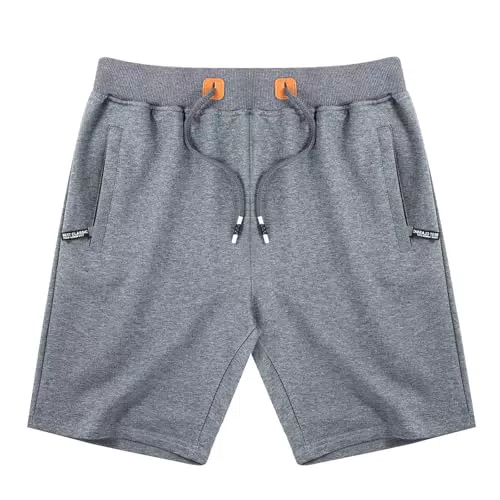LY4U Pantalones Cortos de Verano para Hombre con Bolsillos y Cintura Elástica