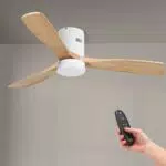 Mimotec Ventilador de Techo LED Energy 58W con Mando a Distancia y Motor DC 40W
