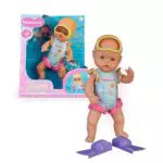 Nenuco - Muñeco Aprende a Bucear con Bañador, Aletas y Gafas (NFN75000)