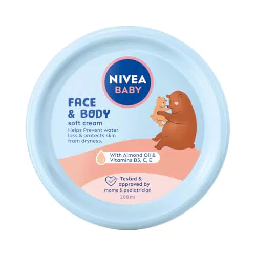 NIVEA BABY Crema de cuidado facial y corporal para bebés 200 ml
