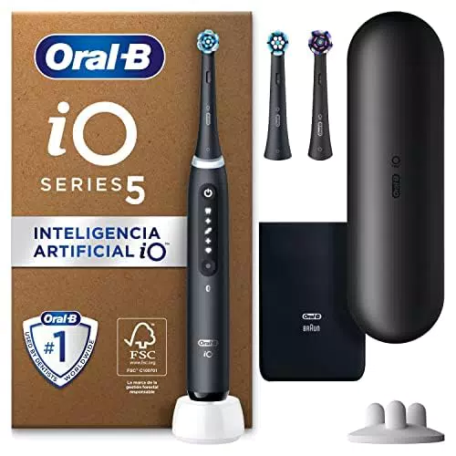 Oral-B iO 5N Cepillo de Dientes Eléctrico con Cabezales de Recambio Originales