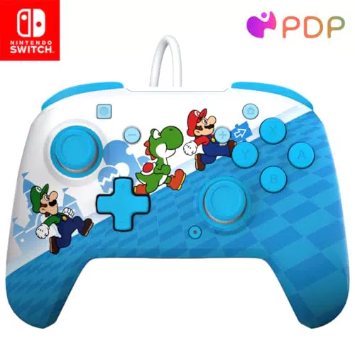 PDP Controlador con Cable Faceoff Deluxe+ para Nintendo Switch