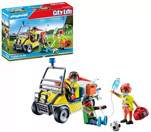 Playmobil Coche de Rescate 71204 - Juguete para niños a partir de 4 años