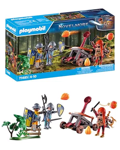 PLAYMOBIL 71485 Emboscada en la Carretera: Duelo entre Caballeros y Bandidos