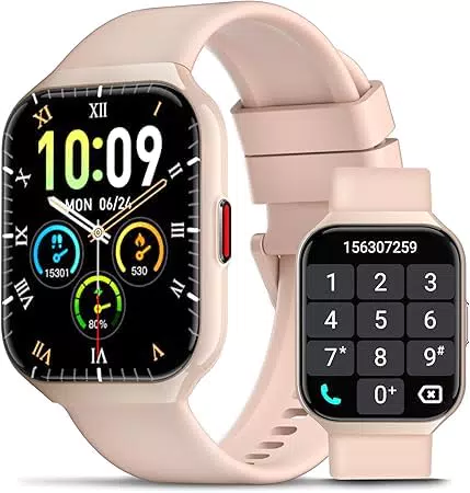 Smartwatch Bluetooth para Hombre y Mujer con Pulsómetro y Monitor de Sueño
