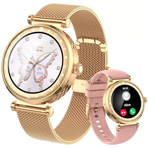 Reloj Inteligente Mujer 2025 - Smartwatch con Llamadas y Monitor de Salud IP68