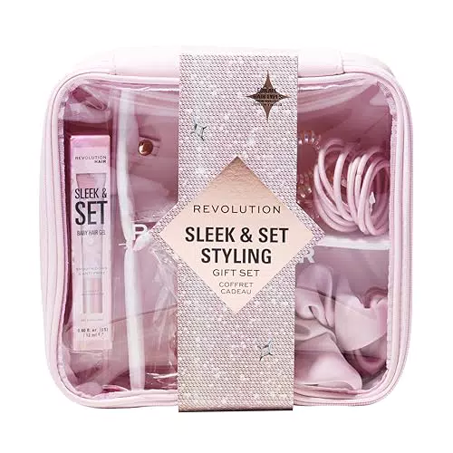 Revolution Hair Sleek & Set Kit de Peinado, Set Completo de Estilo con Clips