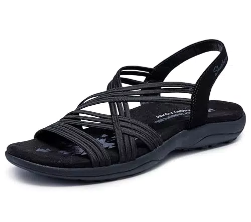 Skechers Reggae Slim Simply Stretch Sandalia para Mujer