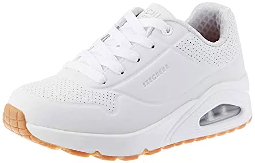 Skechers Uno Stand On Air, Zapatillas Niños, White Synthetic Trim