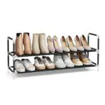 SONGMICS Zapatero de 4 Niveles, Organizador de Zapatos para Entrada Amario