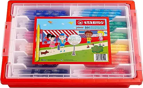 Stabilo Power – Rotuladores de punta media para la escuela