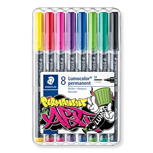 STAEDTLER Lumocolor Permanent 317 WP8-1 - Estuche exclusivo de rotuladores