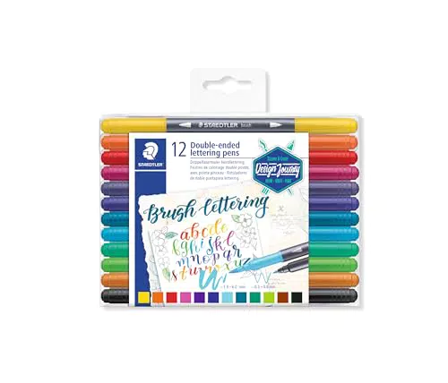Staedtler Design Journey 3004 TB12 - Rotuladores de lettering de doble punta