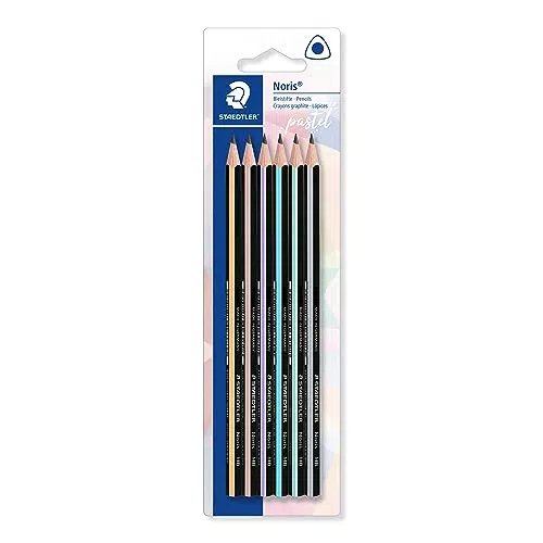 STAEDTLER Noris 118 PAST - Lápices triangulares de madera certificada
