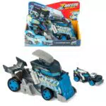 T-Racers Camión Lanzador Mix 'N Race con Detalles de Hielo y Vehículo Exclusivo