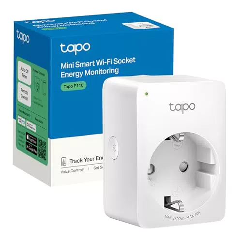 Tapo P110 Mini enchufe inteligente Wi-Fi, programación encendido/apagado