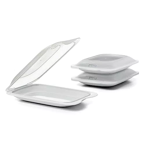 TATAY Set Porta Embutidos y Alimentos Fresh, Libre de BPA, Reutilizable y Apto para Microondas.
