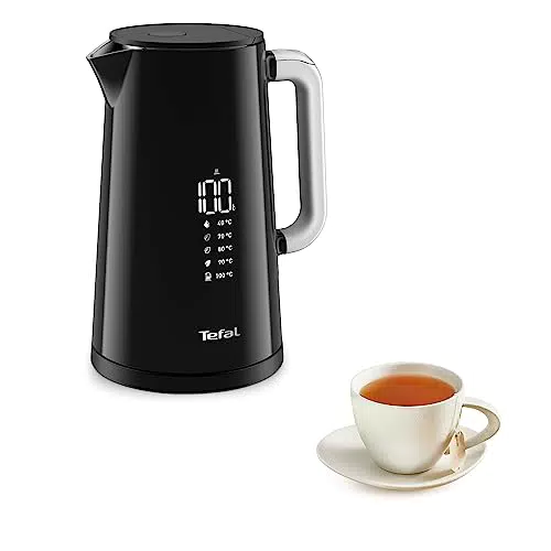Tefal KO850810 Hervidor Digital con Pantalla, 5 Ajustes de Temperatura y Mantenimiento del Calor