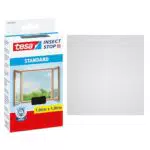 Malla Mosquitera Tesa Insect Stop para Ventanas - Autoadhesiva y Recortable - Negro