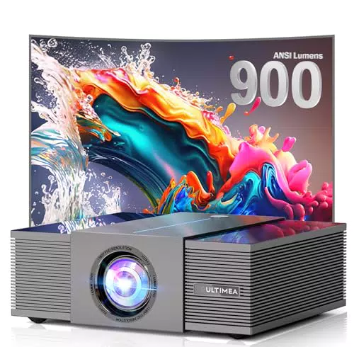 ULTIMEA Proyector 4K con Soporte para Cine en Casa, WiFi y Bluetooth Apollo P60