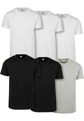 Urban Classics Camisetas Básicas para Hombre