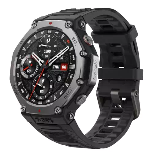 Amazfit T-Rex 3: Smartwatch Outdoor con GPS, 27 Días de Batería y Pago NFC