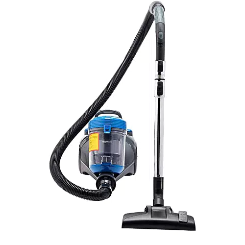 Amazon Basics Aspirador de cilindro sin bolsa con filtro HEPA compacto 700 W
