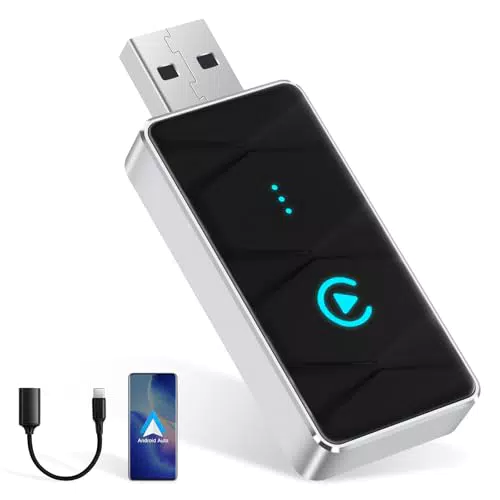 Adaptador Android Auto Inalámbrico para Convertir Wired en Wireless para Coche