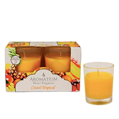 Aromatium Vela Perfumada Coctel Tropical - Cera Aromatizante