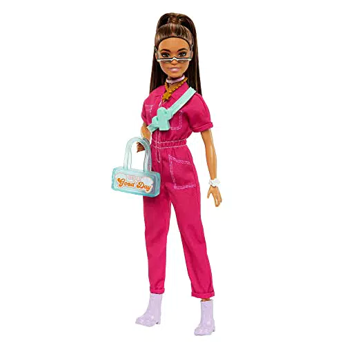 Barbie Día en la playa Muñeca de juguete hecha de plásticos reciclados