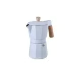 Bergner Naturally - Cafetera de Aluminio Compatible con Varias Cocinas