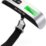 Blendura Balanza Digital de Equipaje con Pantalla LCD y Medición de Temperatura