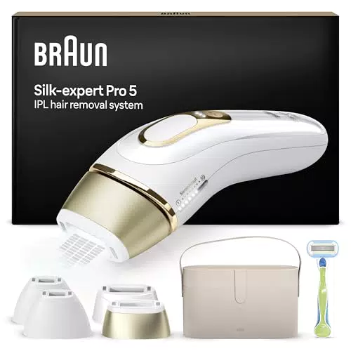 Braun Silk-expert Pro 5 - Depiladora IPL para eliminación del vello en casa