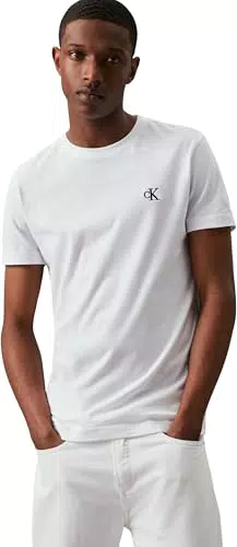 Calvin Klein CK Essential Slim Tee para Hombre - Camiseta de Manga Corta