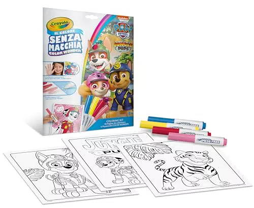 Crayola Color Wonder Kit de dibujo sin manchas para niños de 3 a 5 años