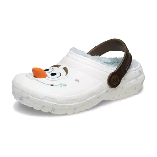 Crocs Classic Clog K Frozen Olaf - Zuecos Unisex para Niños