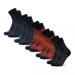 DANISH ENDURANCE Calcetines de Senderismo en Lana Merino Antiampollas para Hombre y Mujer