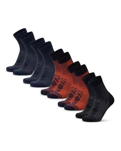DANISH ENDURANCE Calcetines de Senderismo en Lana Merino Antiampollas para Hombre y Mujer