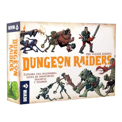 Devir - Dungeon Raiders: Juego de Mesa de Cartas para Fiestas y Amigos