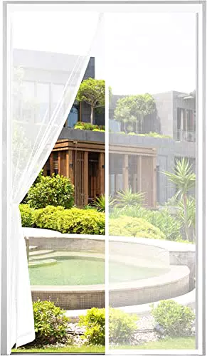Mosquitera Magnética para Puerta Corredera y Balcón - Uso Interior y Exterior