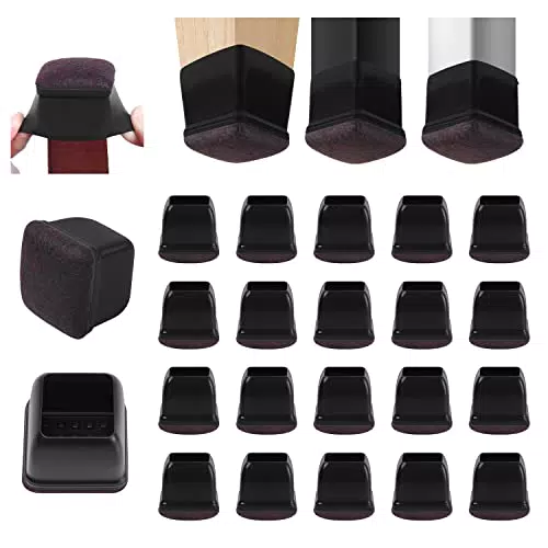 Ezprotekt Protectores de Piso para Patas de Mesa y Sillas, Silicona Anti-Rasguños