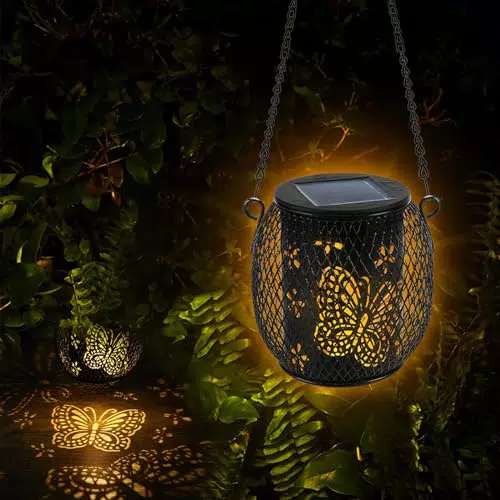 Mariposa Farolillos Solares para Jardín IP65 Impermeable - Lamparas Colgantes