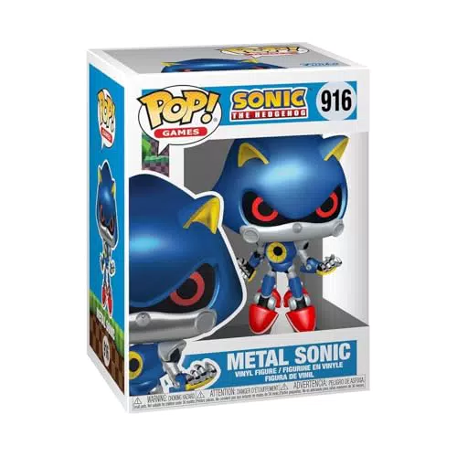 Funko Pop Metal Sonic - Figura Coleccionable de Sonic the Hedgehog