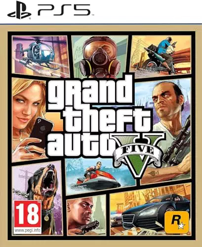Grand Theft Auto V para PS5 - Juego de Aventura y Acción en Mundo Abierto
