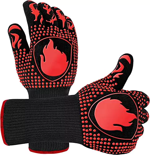 Guantes Barbacoa Resistentes al Calor hasta 800℃ - Certificación EN407