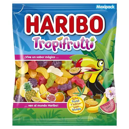 Haribo Tropifrutti - Gominolas frutales irresistibles en bolsa